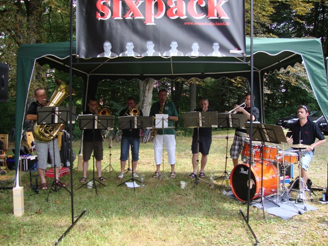 "sixpack" mit Gast-Saxophonist Klaus